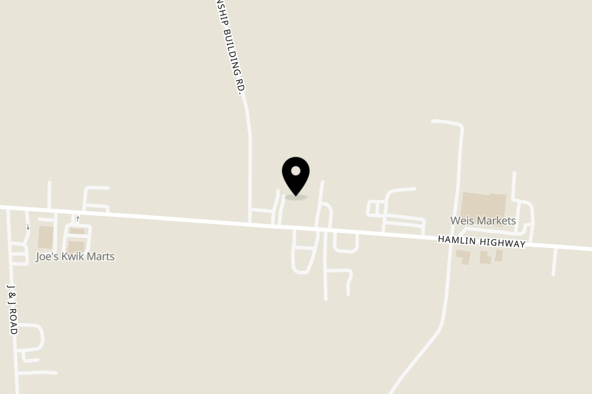 Map showing the location of Rise And Shine Breakfast on 543 PA-590 in Lake Ariel